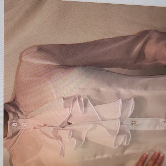 Chiffon Victorian blouse S - Picture 3 of 7
